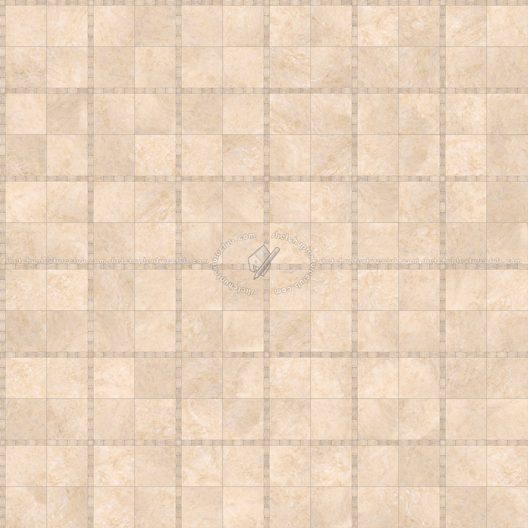 Textures   -   ARCHITECTURE   -   TILES INTERIOR   -   Marble tiles   -   Travertine  - Travertine floor tile texture seamless 14708 (seamless)