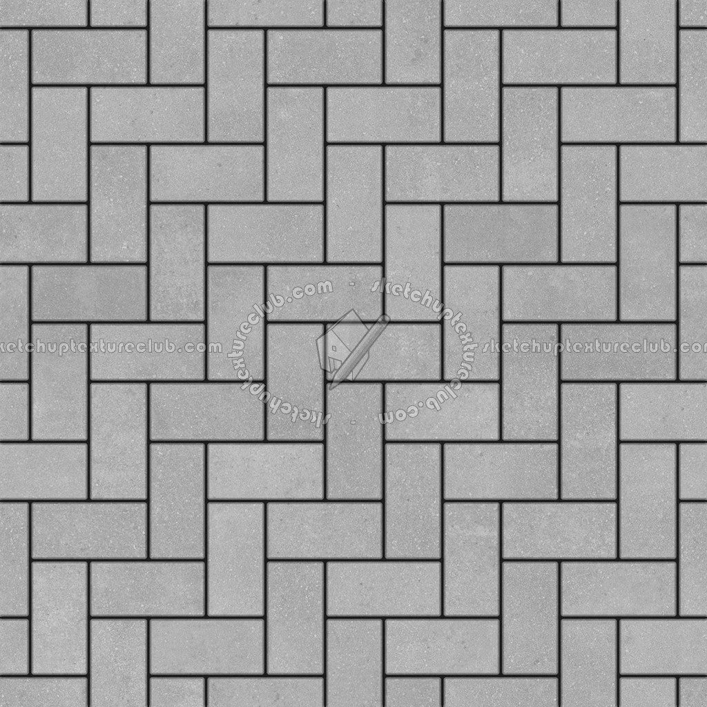 Textures   -   ARCHITECTURE   -   PAVING OUTDOOR   -   Terracotta   -   Herringbone  - Cotto paving herringbone outdoor texture seamless 06775 - Bump