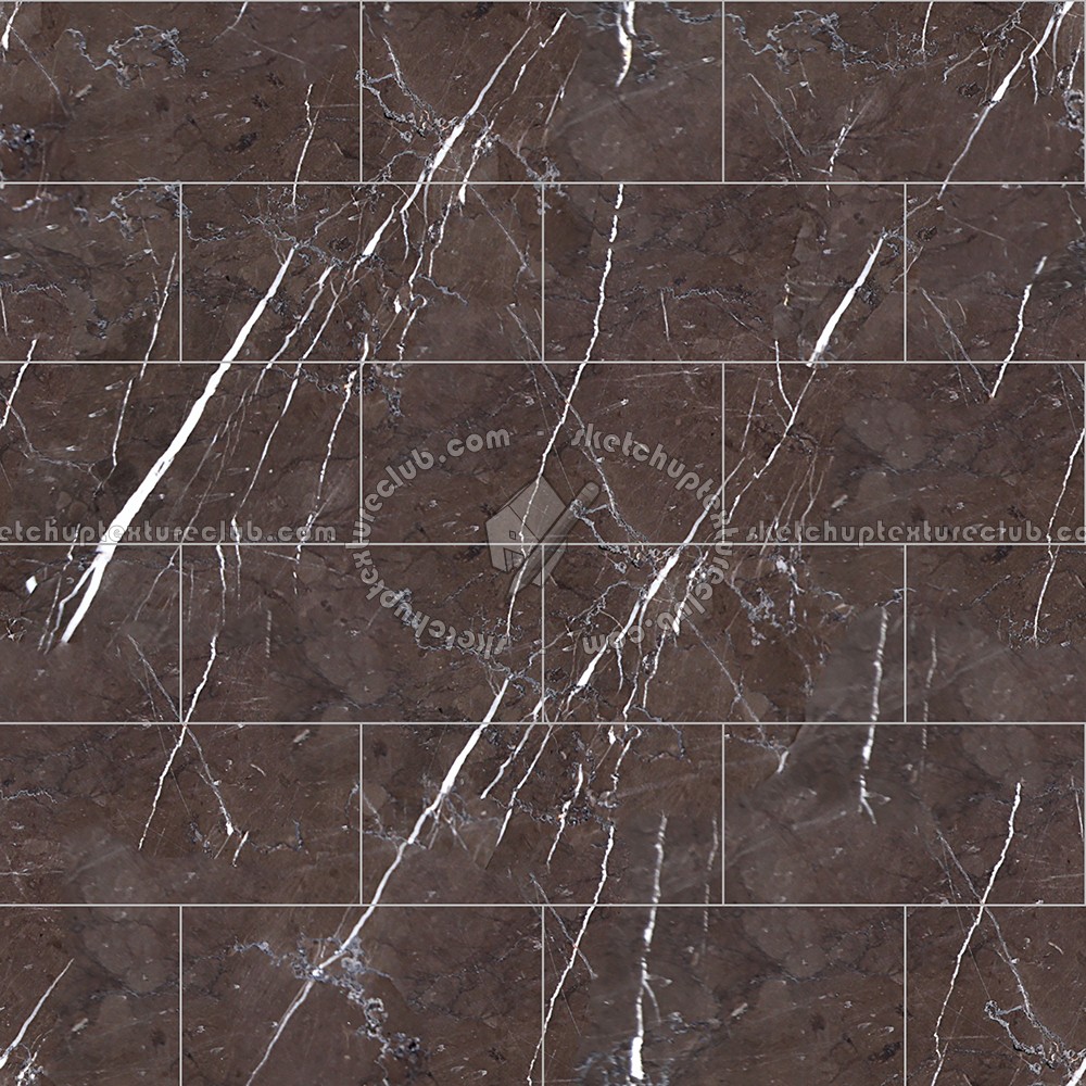 Textures - ARCHITECTURE - TILES INTERIOR - Marble tiles - Brown - Graphite brown marble tile texture seamless 14228 (seamless)
