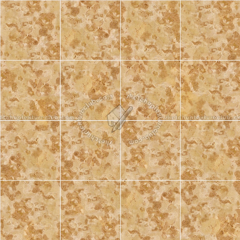 Textures   -   ARCHITECTURE   -   TILES INTERIOR   -   Marble tiles   -   Yellow  - Istria yellow marble floor tile texture seamless 14943 (seamless)