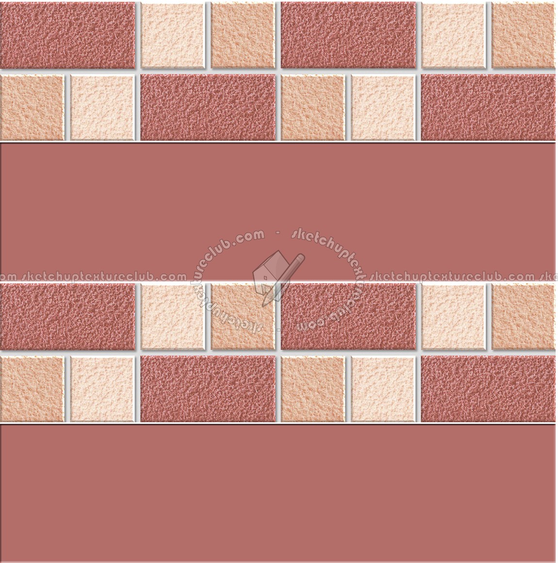 Textures   -   ARCHITECTURE   -   TILES INTERIOR   -   Mosaico   -   Mixed format  - Mosaico mixed size tiles texture seamless 15584 (seamless)
