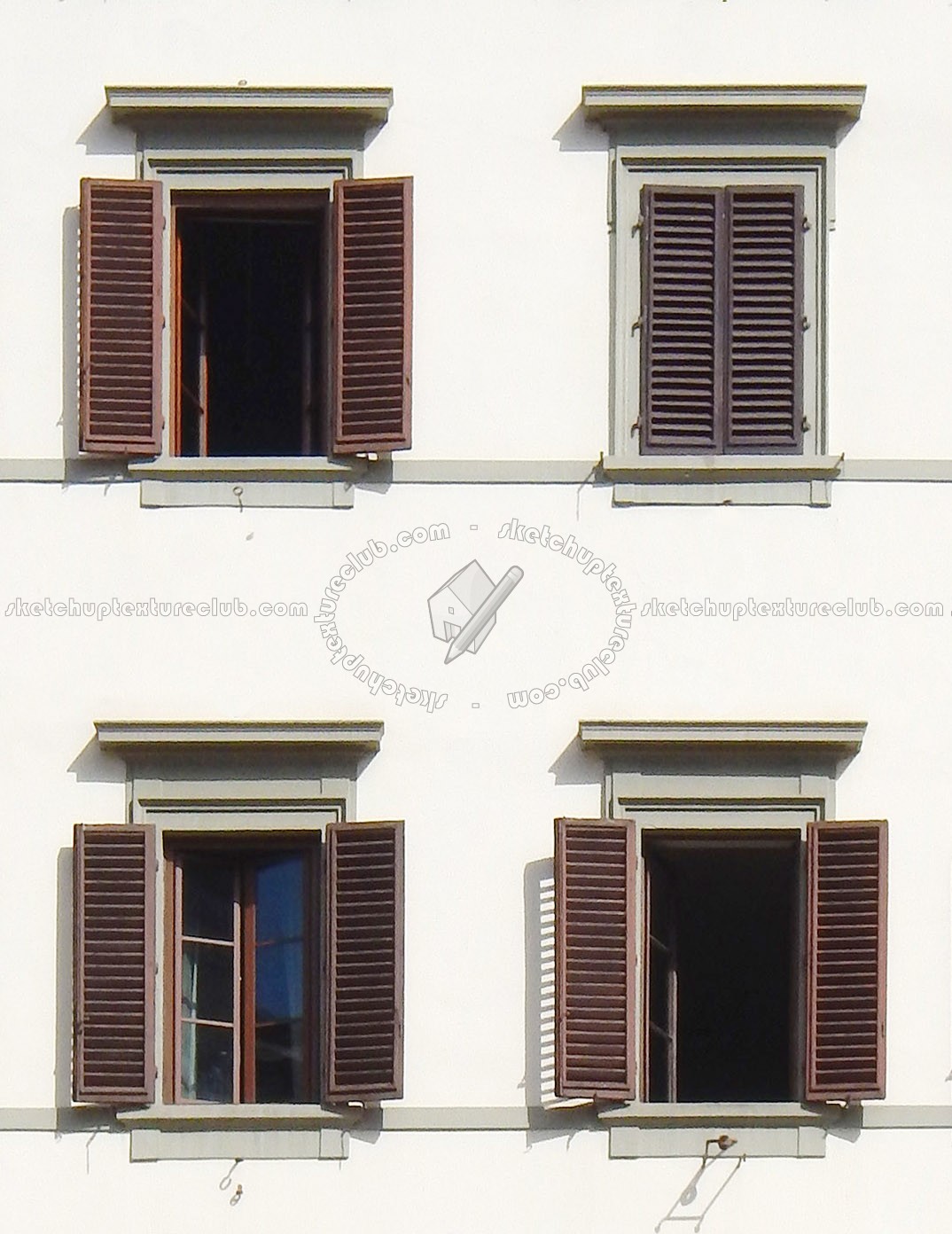 Textures   -   ARCHITECTURE   -   BUILDINGS   -   Windows   -   mixed windows  - Old florence windows texture 01083