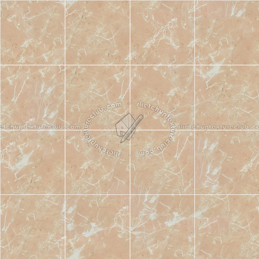 Textures   -   ARCHITECTURE   -   TILES INTERIOR   -   Marble tiles   -   Pink  - Pink coral floor marble tile texture seamless 14549 (seamless)