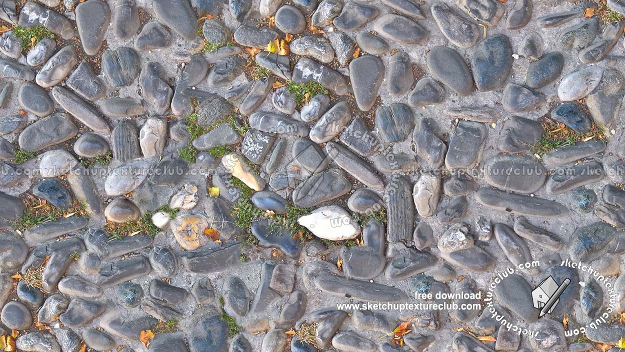Textures   -   ARCHITECTURE   -   ROADS   -   Paving streets   -   Rounded cobble  - Rounded cobblestone texture seamless 18180 (seamless)