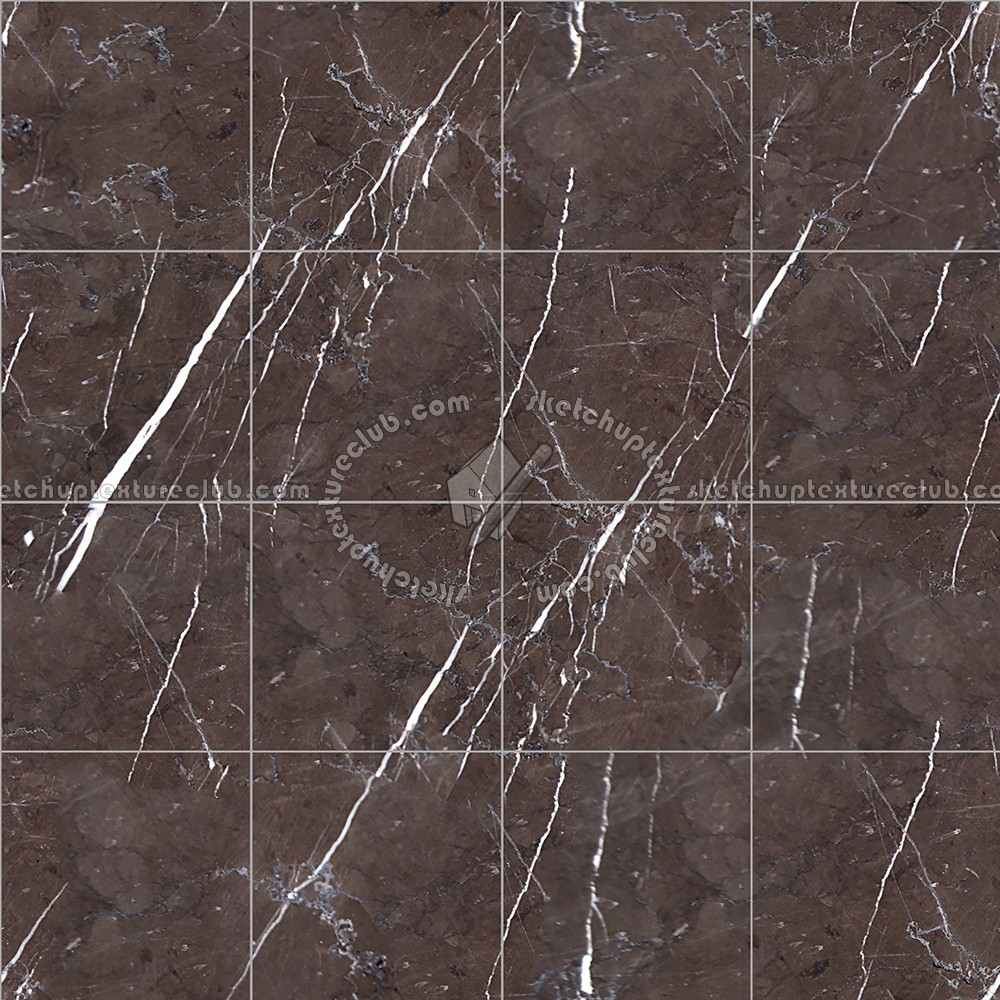 Textures   -   ARCHITECTURE   -   TILES INTERIOR   -   Marble tiles   -   Brown  - Graphite brown marble tile texture seamless 14229 (seamless)