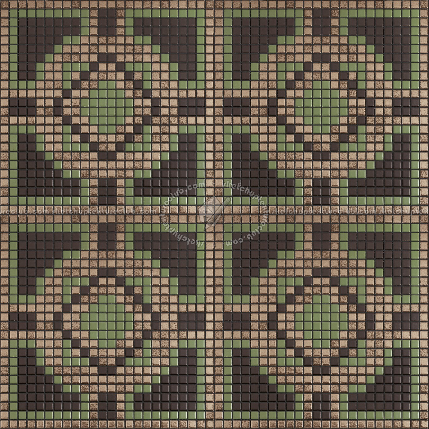 Textures   -   ARCHITECTURE   -   TILES INTERIOR   -   Mosaico   -   Classic format   -   Patterned  - Mosaico patterned tiles texture seamless 15076 (seamless)