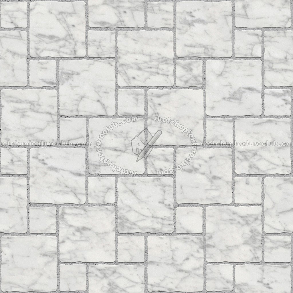 Textures - ARCHITECTURE - PAVING OUTDOOR - Marble - Carrara marble paving outdoor texture seamless 17822 (seamless)