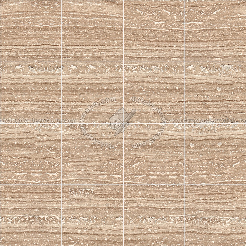 Textures   -   ARCHITECTURE   -   TILES INTERIOR   -   Marble tiles   -   Travertine  - Classic travertine floor tile texture seamless 14711 (seamless)
