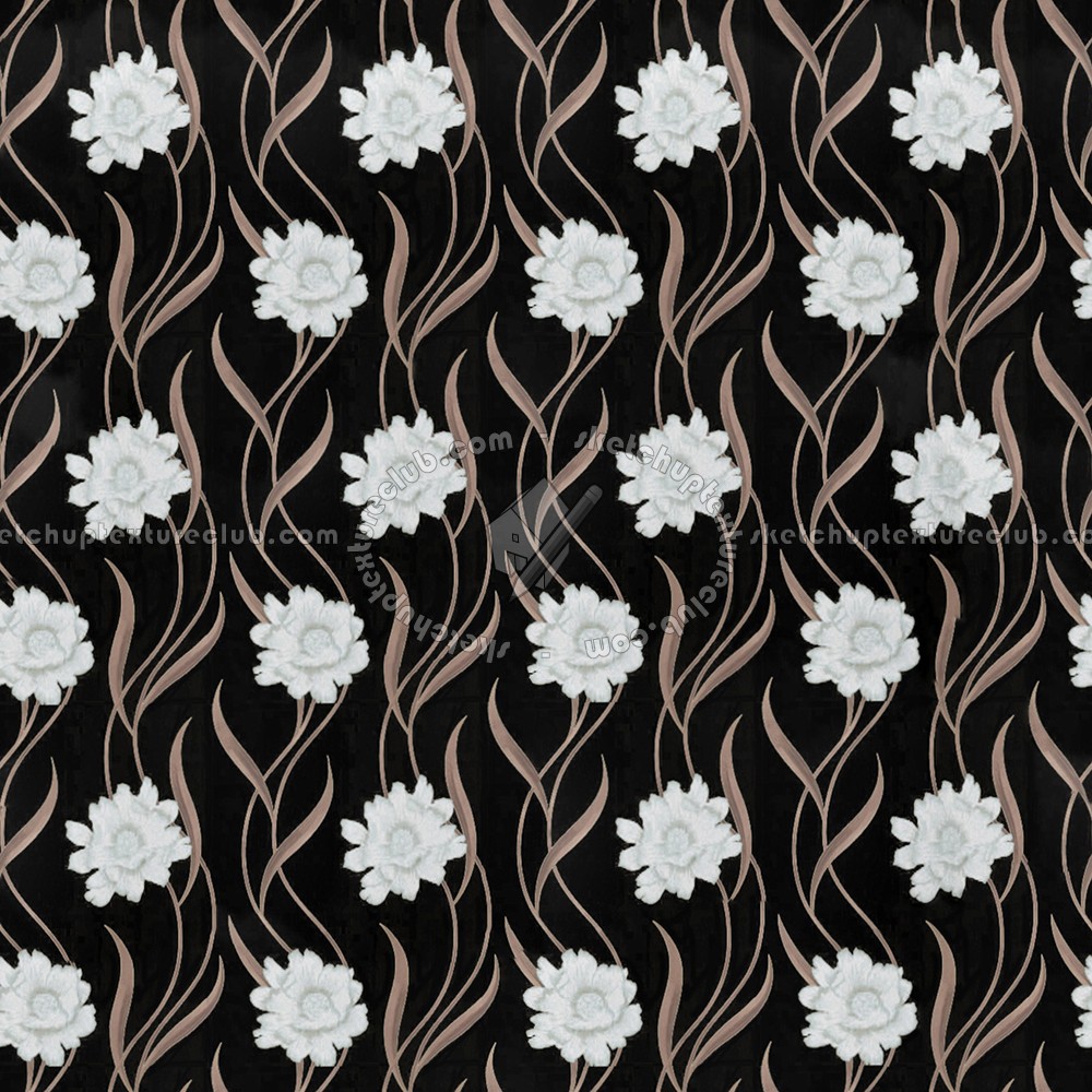 Textures   -   MATERIALS   -   WALLPAPER   -   Floral  - Floral wallpaper texture seamless 11032 (seamless)