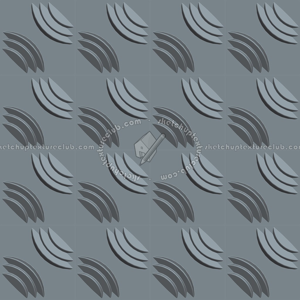 Textures - ARCHITECTURE - DECORATIVE PANELS - 3D Wall panels - Mixed colors - Interior 3D wall panel texture seamless 02768 (seamless)