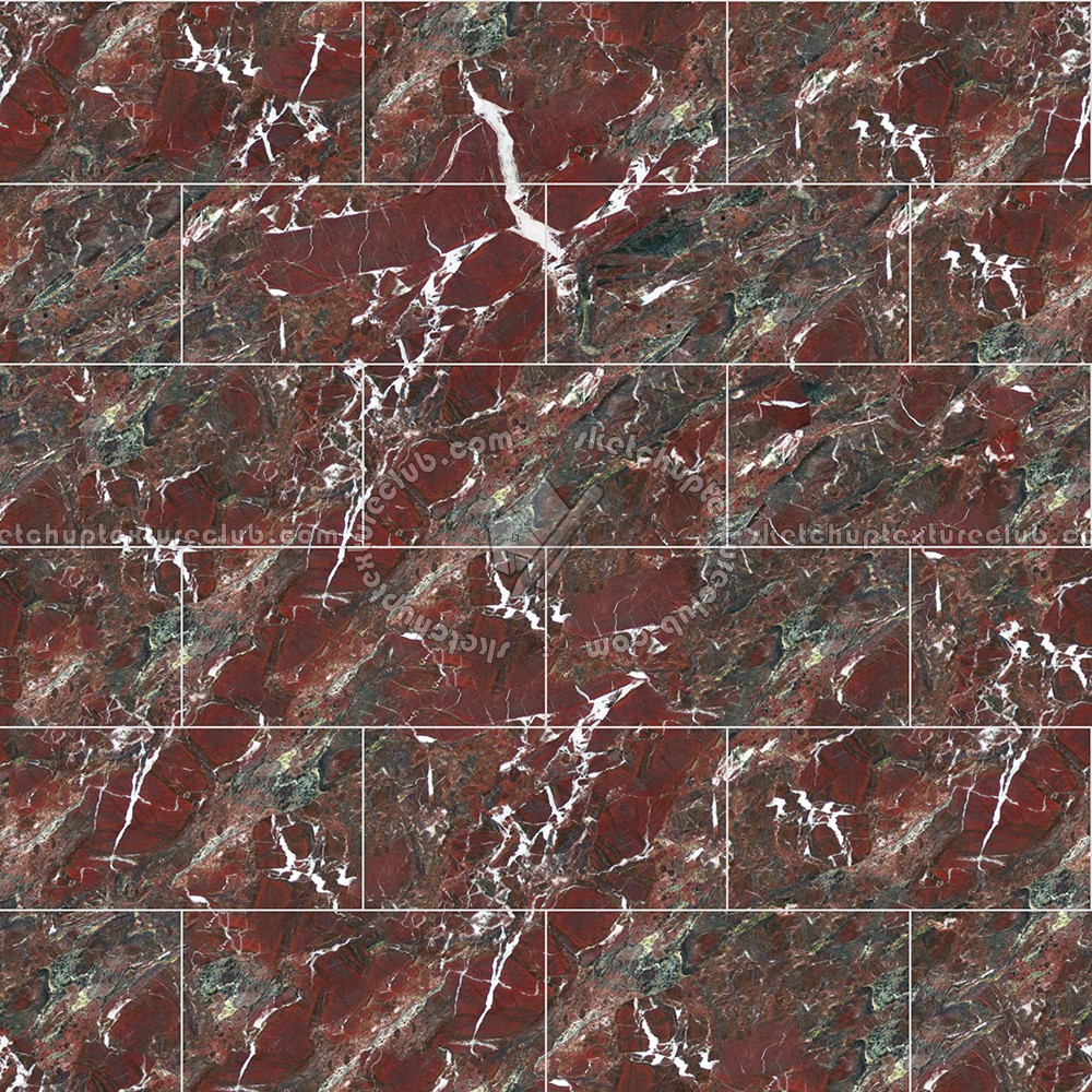 Textures - ARCHITECTURE - TILES INTERIOR - Marble tiles - Red - Levanto red marble floor tile texture seamless 14634 (seamless)