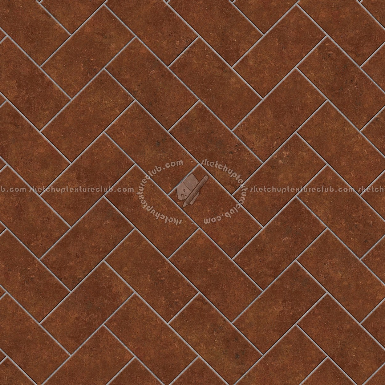 Textures - ARCHITECTURE - TILES INTERIOR - Terracotta tiles - Terracotta brown tiles texture seamless 16060 (seamless)