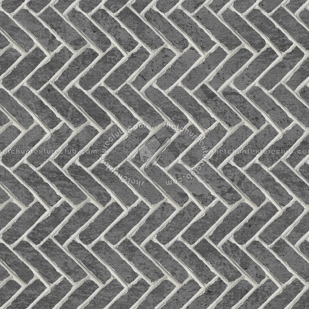 Textures   -   ARCHITECTURE   -   PAVING OUTDOOR   -   Concrete   -   Herringbone  - Concrete paving herringbone outdoor texture seamless 05842 (seamless)