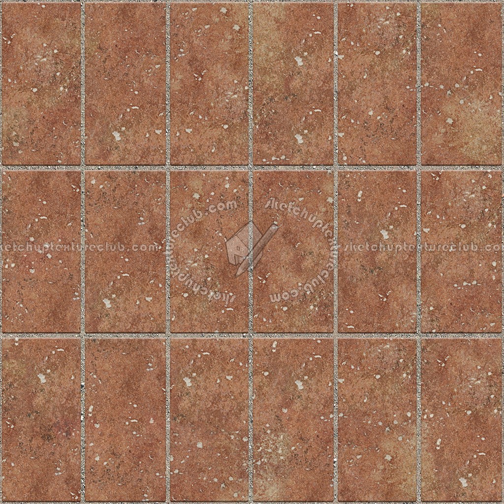 Textures - ARCHITECTURE - PAVING OUTDOOR - Terracotta - Blocks regular - Cotto paving outdoor regular blocks texture seamless 06690 (seamless)