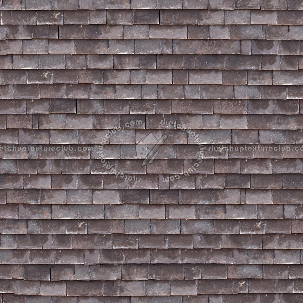 Textures   -   ARCHITECTURE   -   ROOFINGS   -   Flat roofs  - England old flat clay roof tiles texture seamless 03571 (seamless)