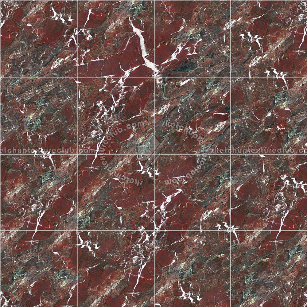Textures - ARCHITECTURE - TILES INTERIOR - Marble tiles - Red - Levanto red marble floor tile texture seamless 14635 (seamless)