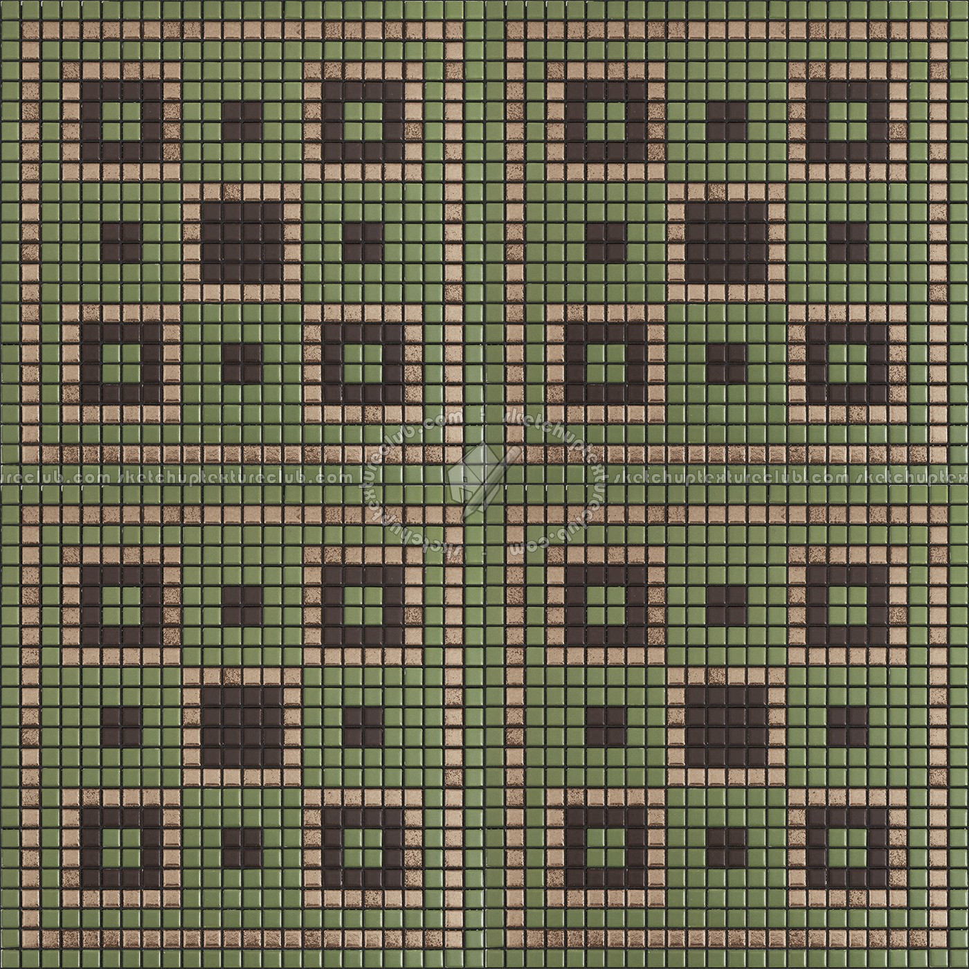 Textures   -   ARCHITECTURE   -   TILES INTERIOR   -   Mosaico   -   Classic format   -   Patterned  - Mosaico patterned tiles texture seamless 15078 (seamless)