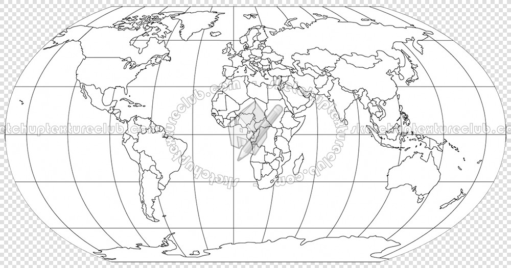 Textures   -   ARCHITECTURE   -   DECORATIVE PANELS   -   World maps   -   Various maps  - Mural map interior decoration 03213