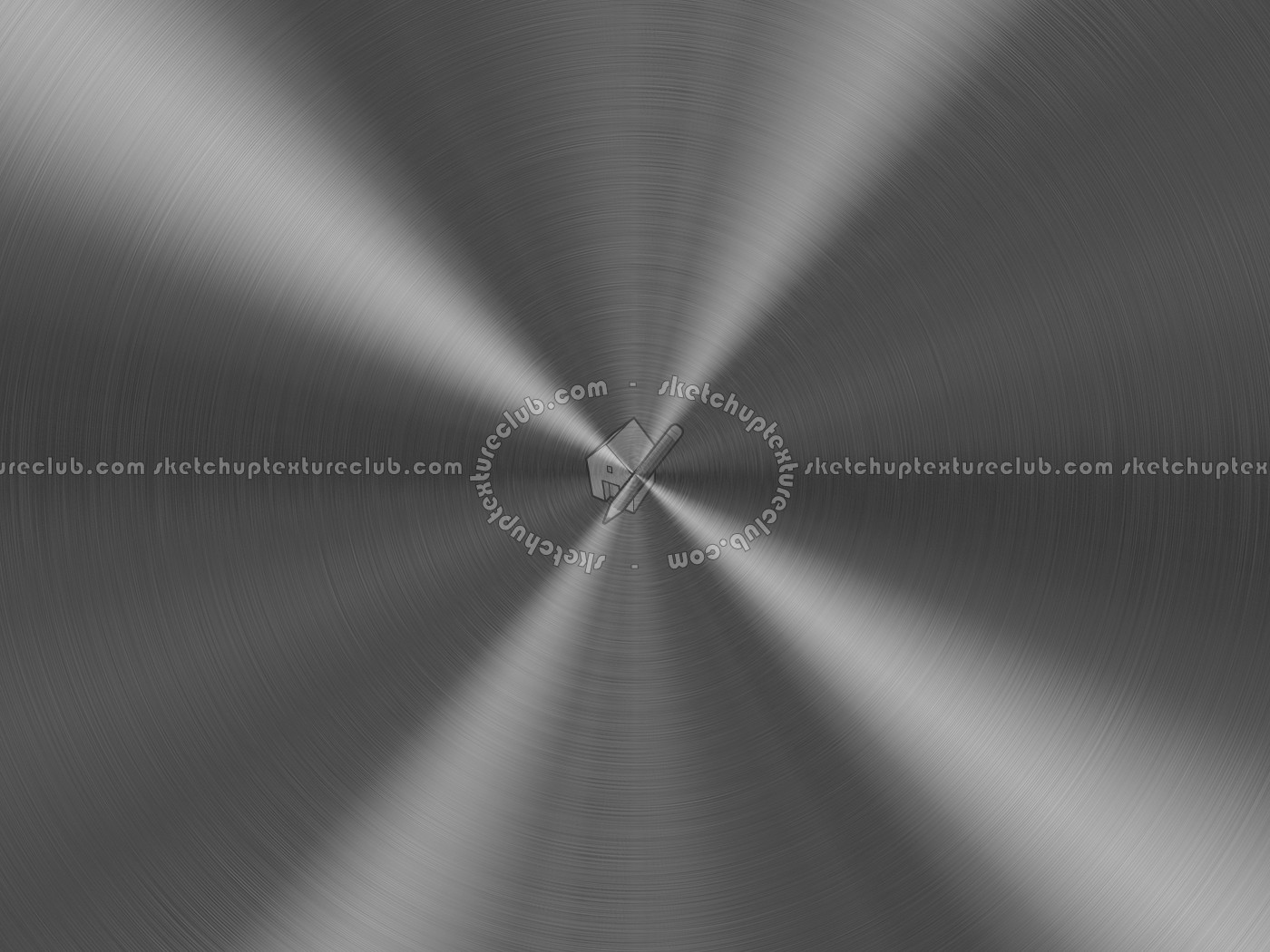 Textures   -   MATERIALS   -   METALS   -   Brushed metals  - Stainless radial brushed metal texture 09856