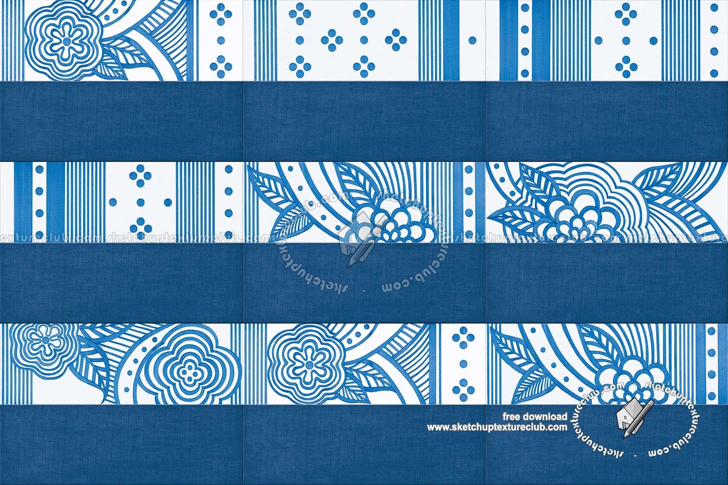 Textures   -   ARCHITECTURE   -   TILES INTERIOR   -   Ornate tiles   -   Patchwork  - Ceramic patchwork tile texture seamless 20222 (seamless)