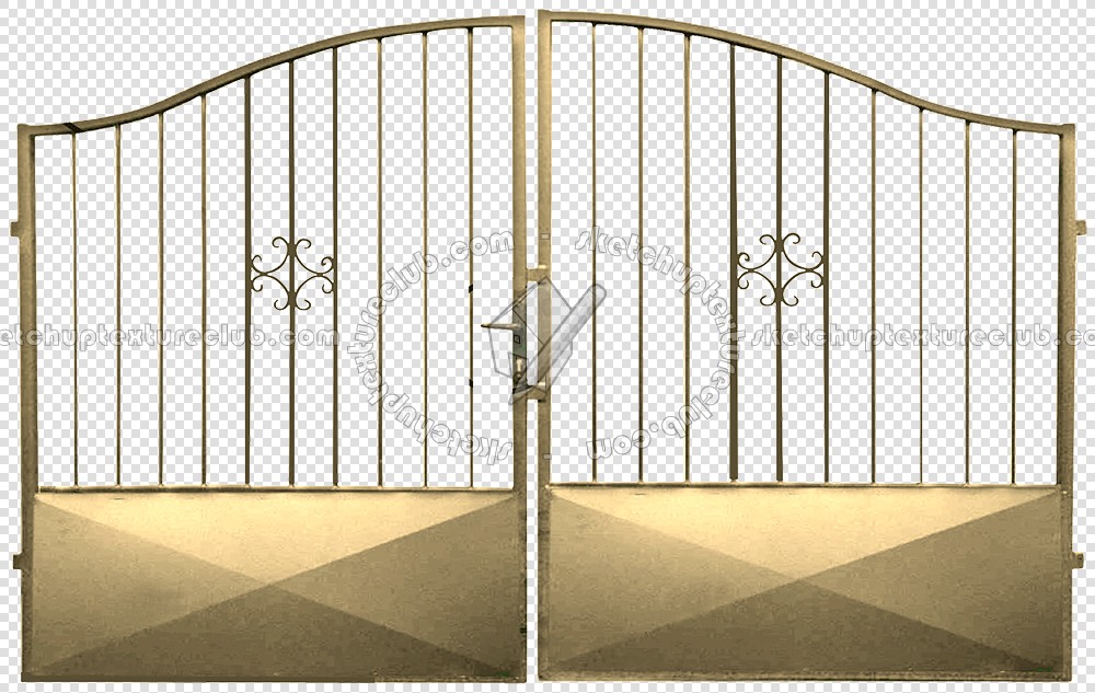Textures   -   ARCHITECTURE   -   BUILDINGS   -   Gates  - Cut out gold entrance gate texture 18619