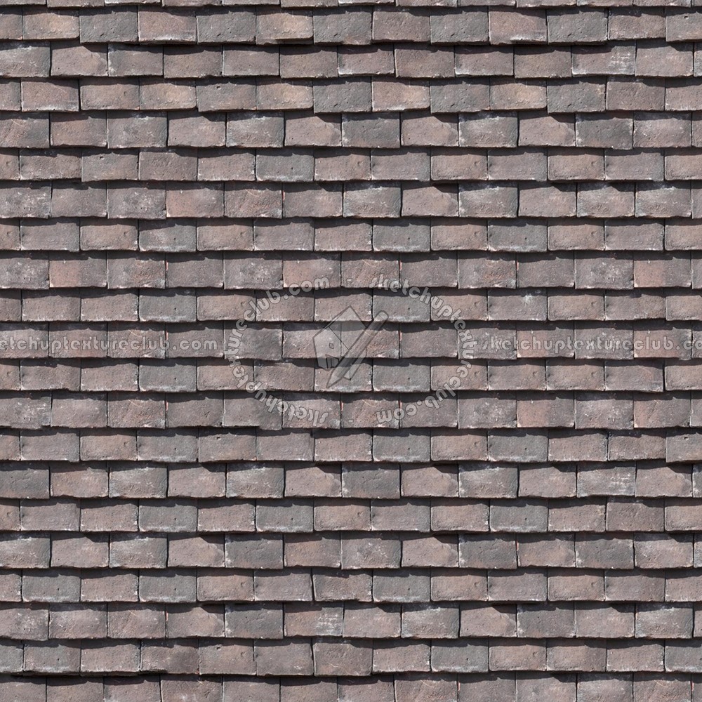 Textures   -   ARCHITECTURE   -   ROOFINGS   -   Flat roofs  - England old flat clay roof tiles texture seamless 03572 (seamless)