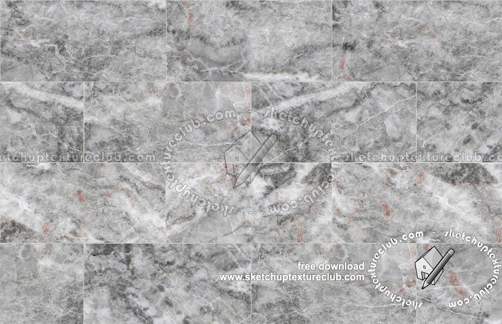 Textures - ARCHITECTURE - TILES INTERIOR - Marble tiles - Grey - Peach blossom carnian gray marble floor texture seamless 19116 (seamless)