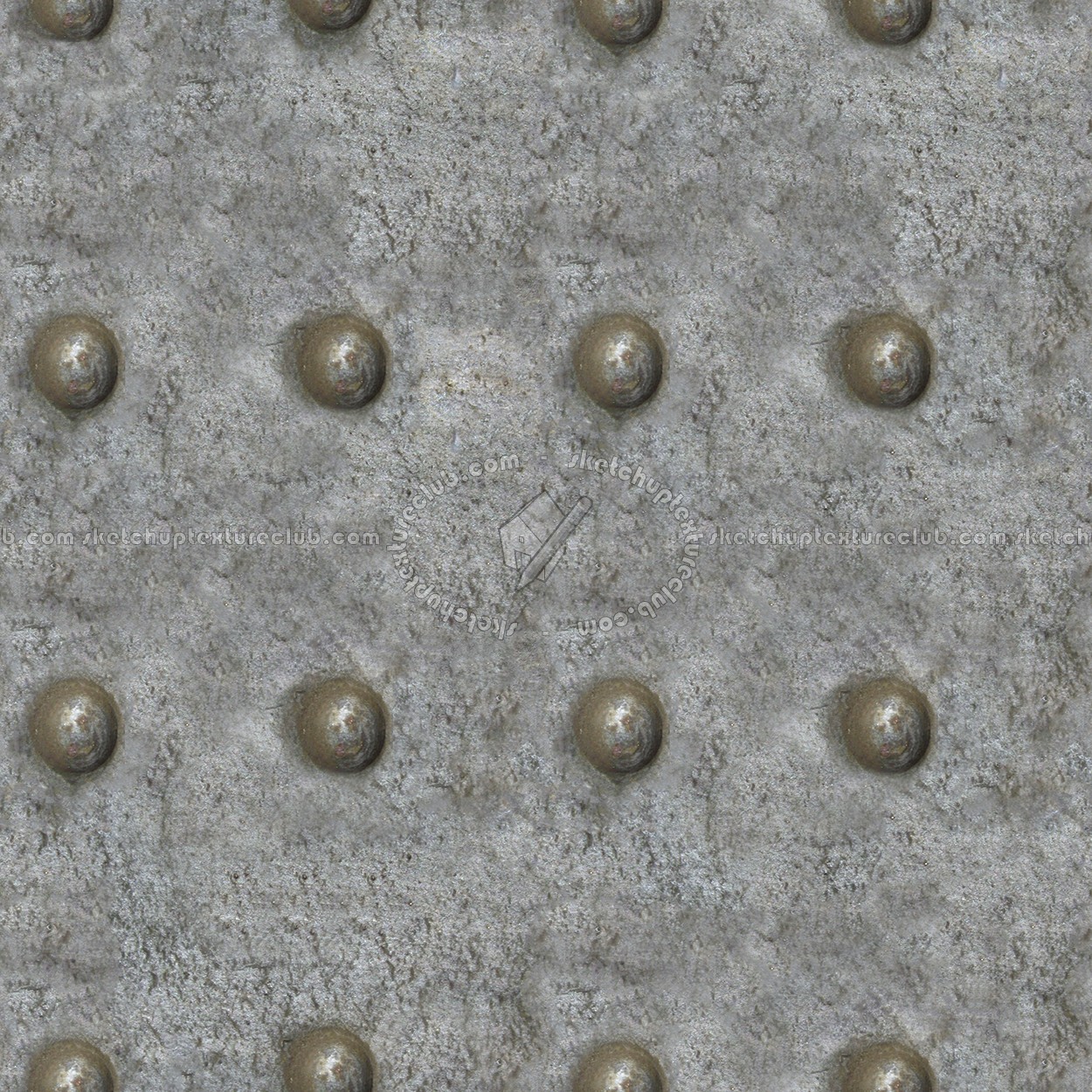 Textures - MATERIALS - METALS - Plates - Riveted flat metal plate texture seamless 10626 (seamless)