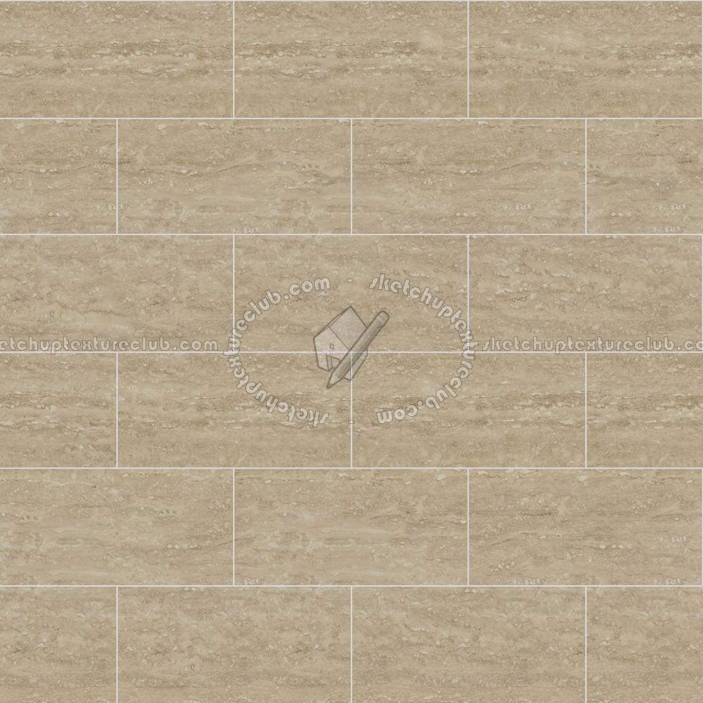 Textures - ARCHITECTURE - TILES INTERIOR - Marble tiles - Travertine - Roman travertine floor tile texture seamless 14713 (seamless)