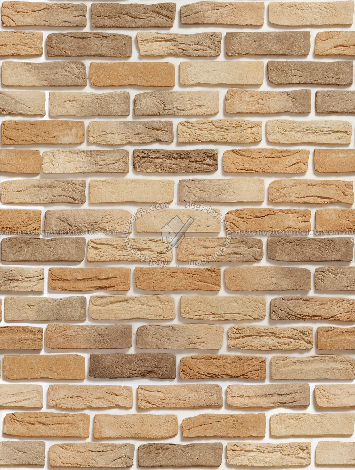 Rustic bricks texture seamless 00227