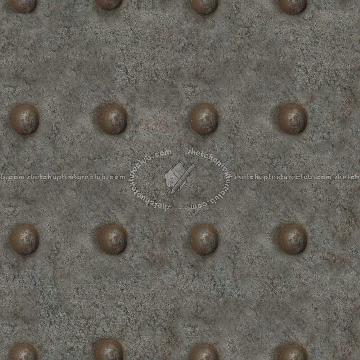 Textures   -   MATERIALS   -   METALS   -   Plates  - Riveted flat metal plate texture seamless 10627 (seamless)