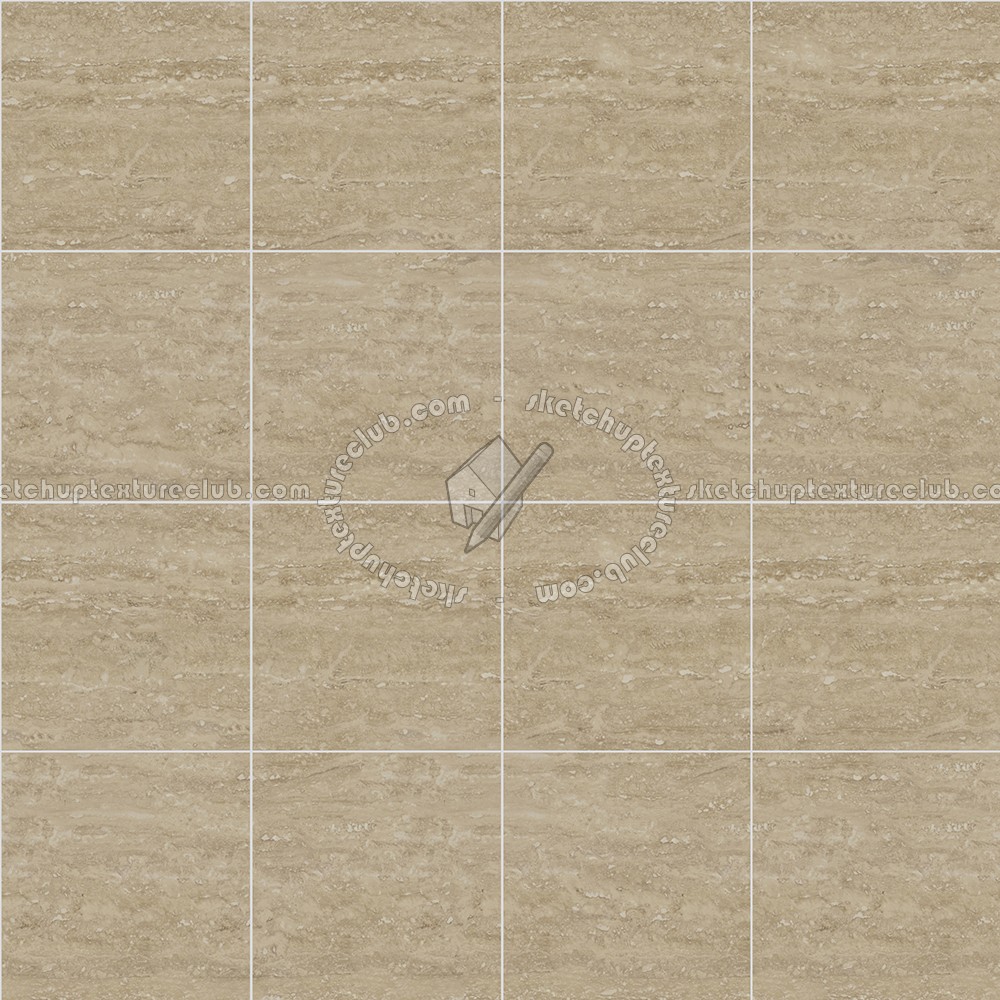 Textures   -   ARCHITECTURE   -   TILES INTERIOR   -   Marble tiles   -   Travertine  - Roman travertine floor tile texture seamless 14714 (seamless)