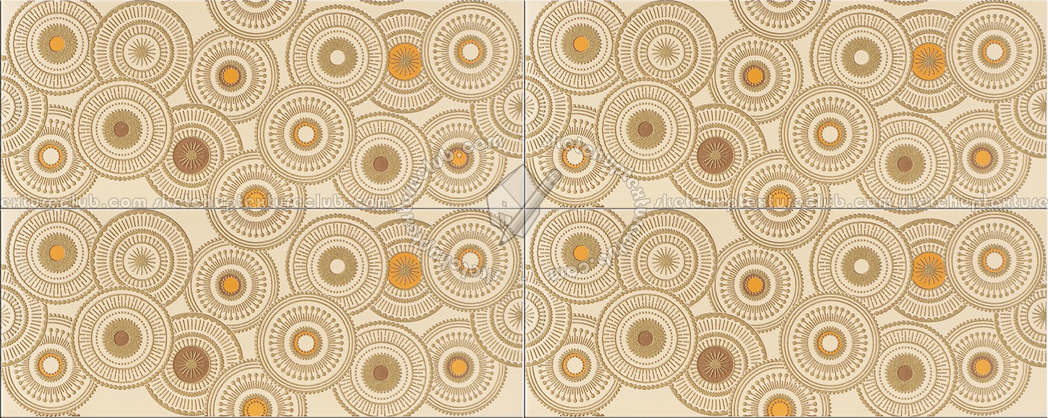 Textures - ARCHITECTURE - TILES INTERIOR - Coordinated themes - Series deco style tiles texture seamless 13948 (seamless)