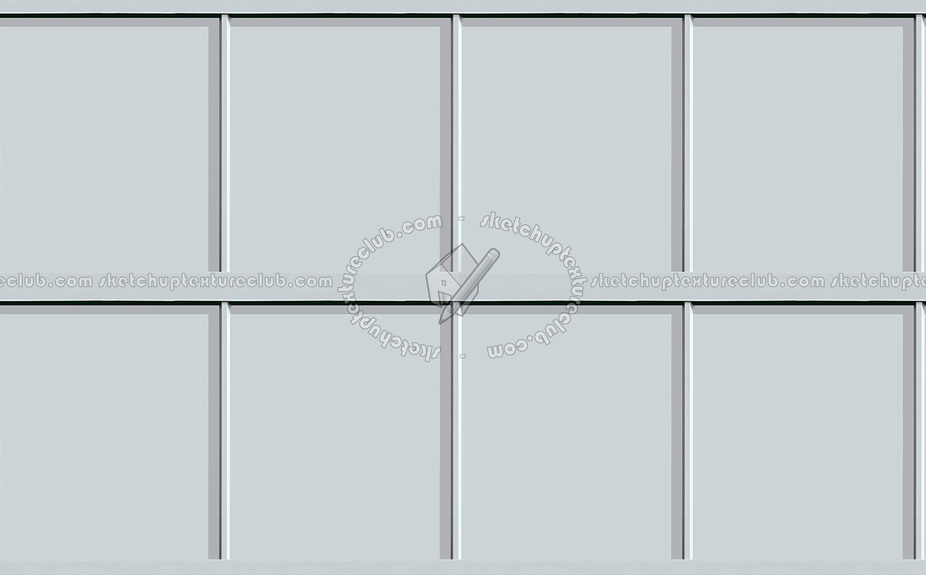 Textures - MATERIALS - METALS - Facades claddings - White metal facade cladding texture seamless 10153 (seamless)