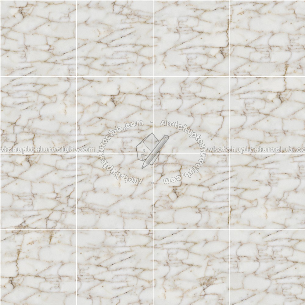 Textures   -   ARCHITECTURE   -   TILES INTERIOR   -   Marble tiles   -   White  - Calacatta gold white marble floor tile texture seamless 14857 (seamless)