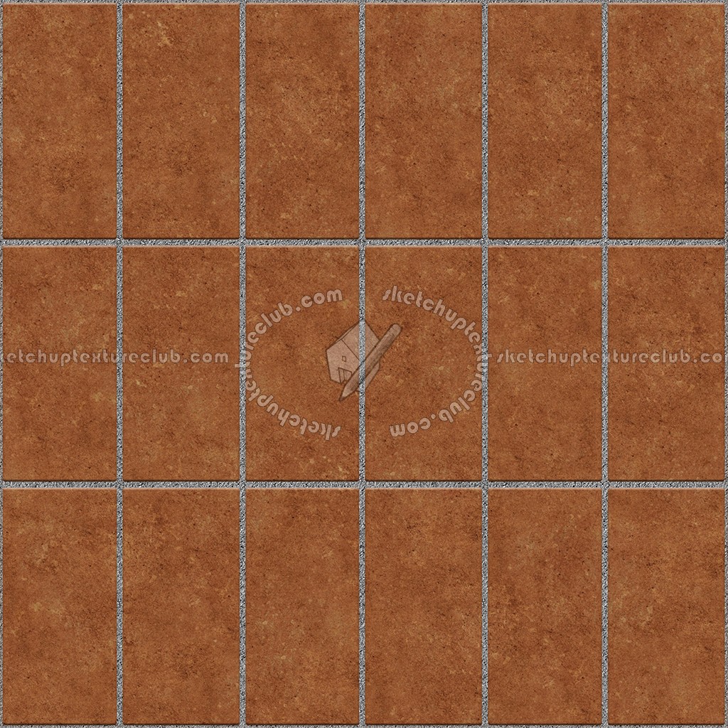 Textures - ARCHITECTURE - PAVING OUTDOOR - Terracotta - Blocks regular - Cotto paving outdoor regular blocks texture seamless 06693 (seamless)