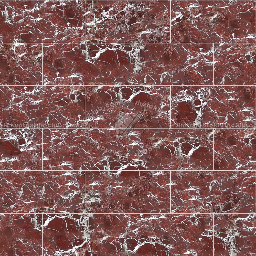 Textures   -   ARCHITECTURE   -   TILES INTERIOR   -   Marble tiles   -   Red  - Lepanto red marble floor tile texture seamless 14638 (seamless)