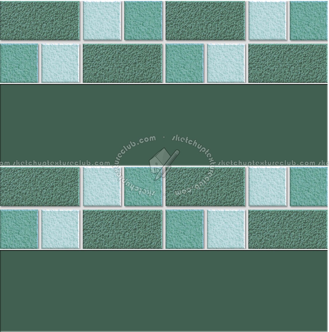 Textures - ARCHITECTURE - TILES INTERIOR - Mosaico - Mixed format - Mosaico mixed size tiles texture seamless 15589 (seamless)