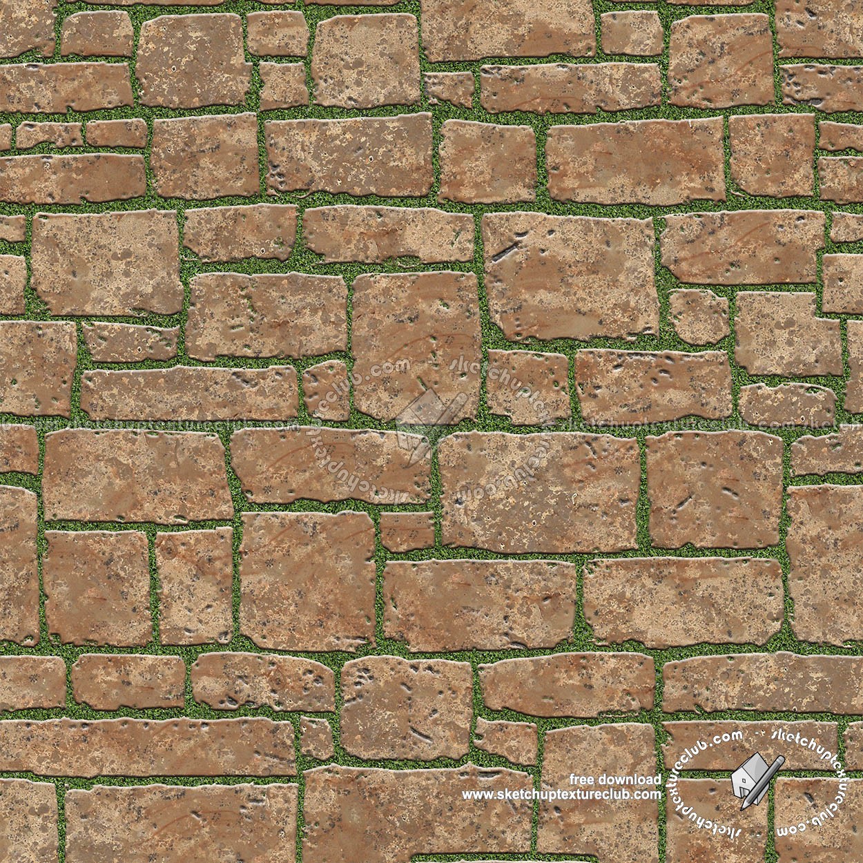 Textures   -   ARCHITECTURE   -   PAVING OUTDOOR   -   Parks Paving  - Park damaged terracotta paving texture seamless 18810 (seamless)