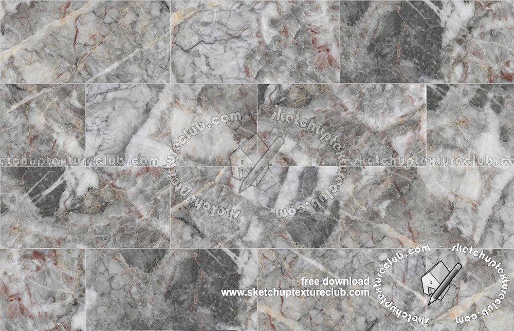 Textures   -   ARCHITECTURE   -   TILES INTERIOR   -   Marble tiles   -   Grey  - Peach blossom carnian gray marble floor texture seamless 19118 (seamless)