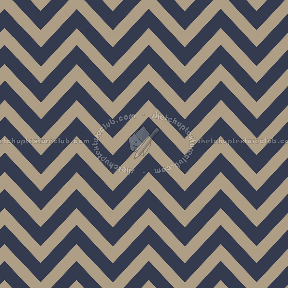 Textures   -   MATERIALS   -   WALLPAPER   -   Striped   -   Blue  - Blue brown zig zag striped wallpaper exture seamless 11573 (seamless)
