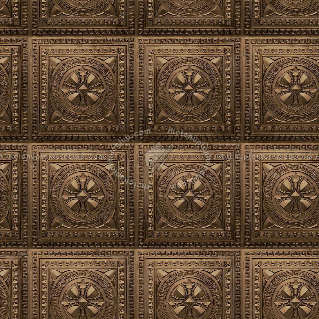 Textures   -   MATERIALS   -   METALS   -   Panels  - Bronze metal panel texture seamless 10447 (seamless)