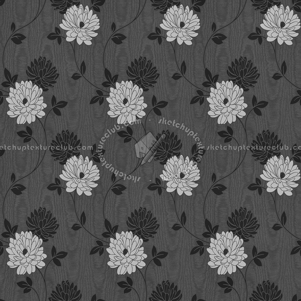 Textures   -   MATERIALS   -   WALLPAPER   -   Floral  - Floral wallpaper texture seamless 11037 (seamless)