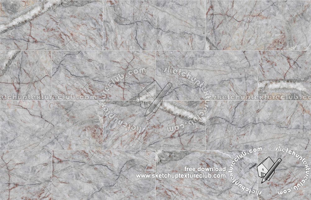 Textures   -   ARCHITECTURE   -   TILES INTERIOR   -   Marble tiles   -   Grey  - Peach blossom carnian gray marble floor texture seamless 19119 (seamless)