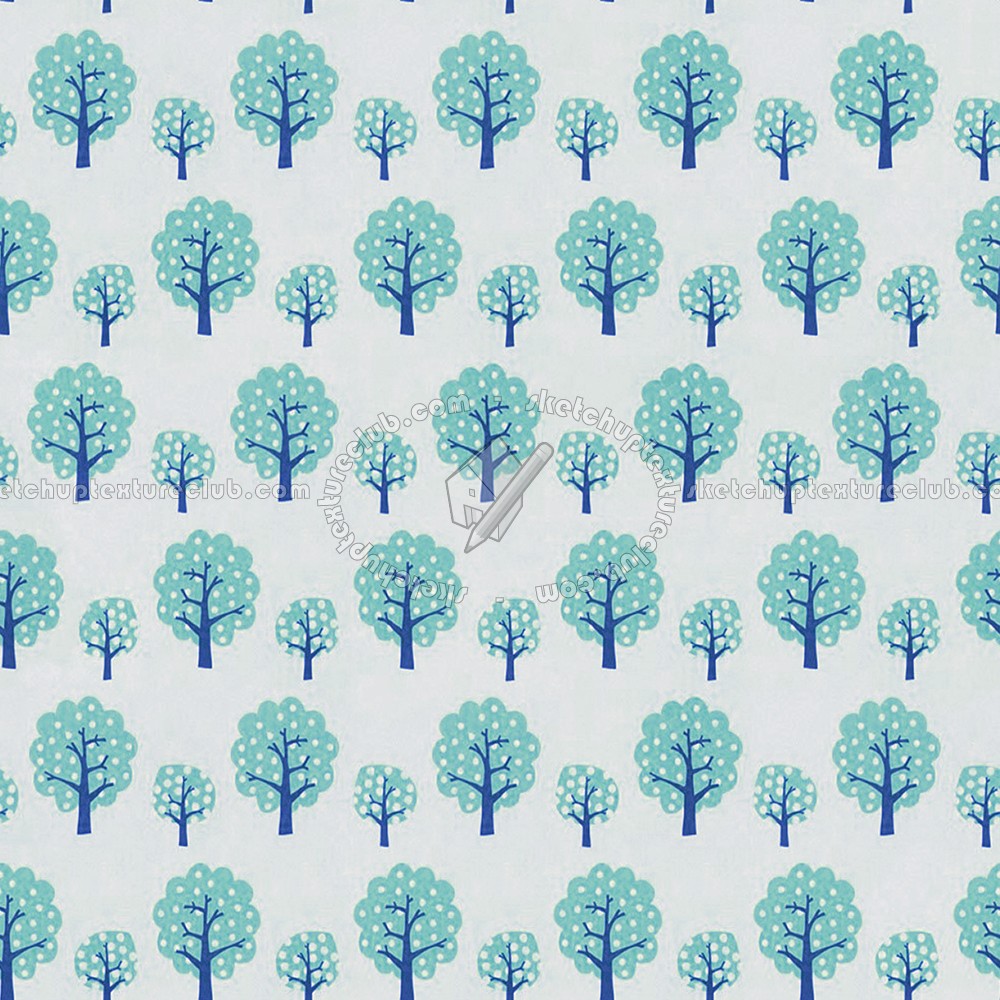 Textures - MATERIALS - WALLPAPER - various patterns - Naif vintage decorated wallpaper texture seamless 12178 (seamless)