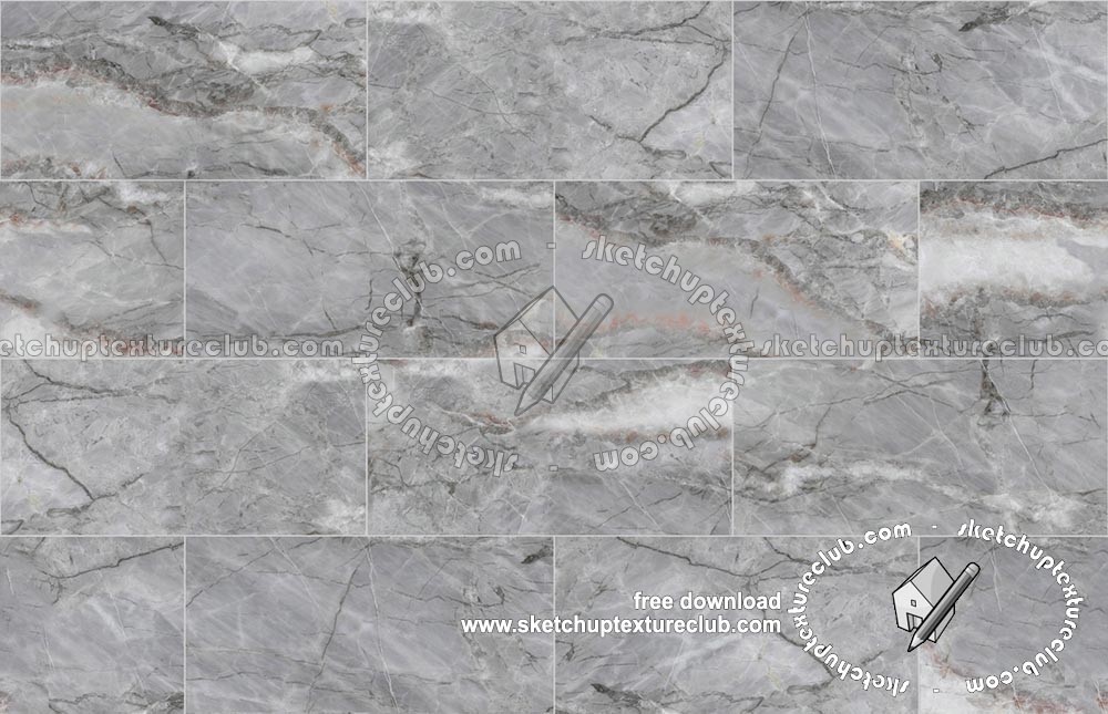 Textures   -   ARCHITECTURE   -   TILES INTERIOR   -   Marble tiles   -   Grey  - Peach blossom carnian gray marble floor texture seamless 19120 (seamless)