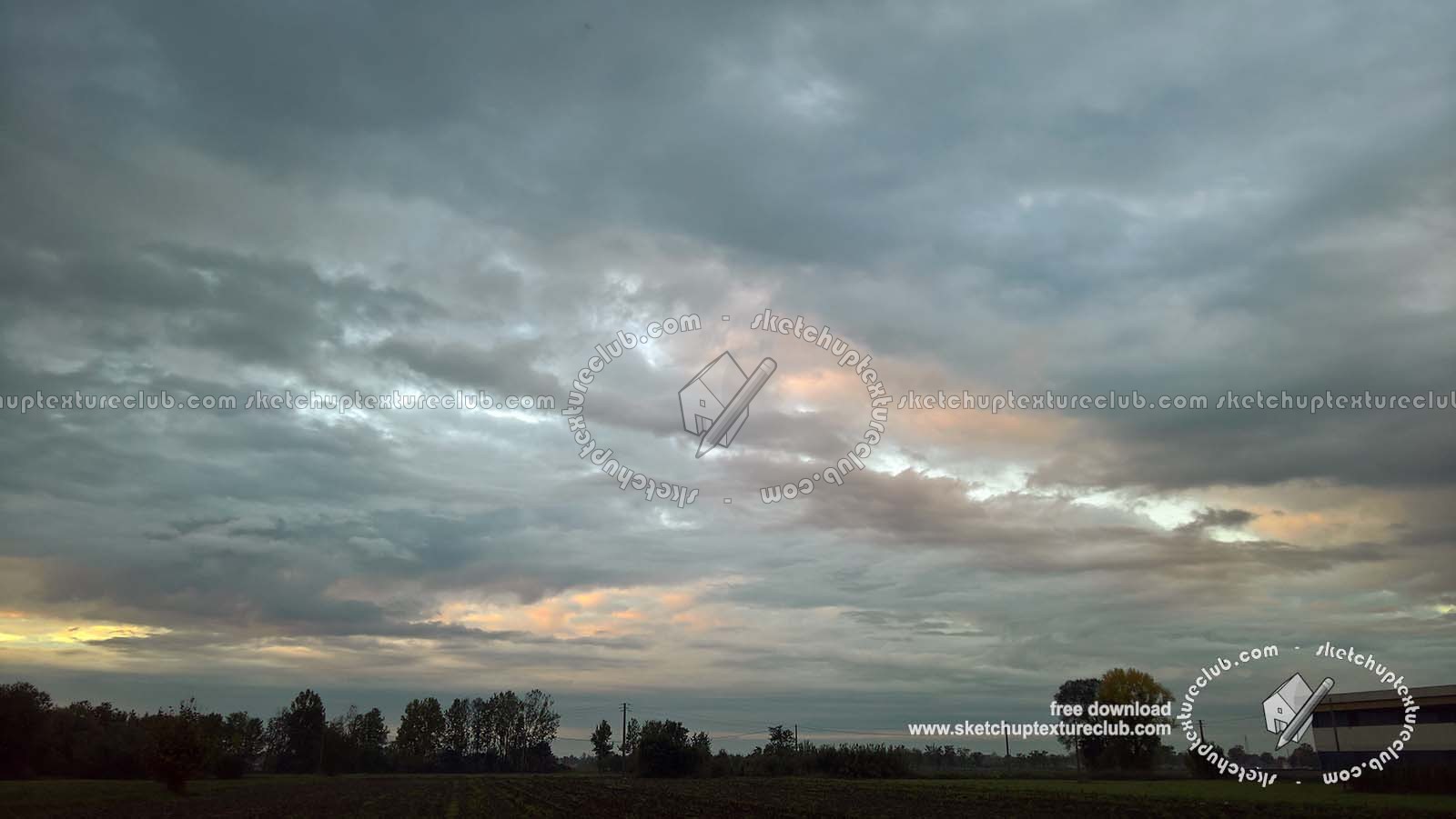 Textures - BACKGROUNDS & LANDSCAPES - SUNRISES & SUNSETS - Sunrise with countryside background 19244
