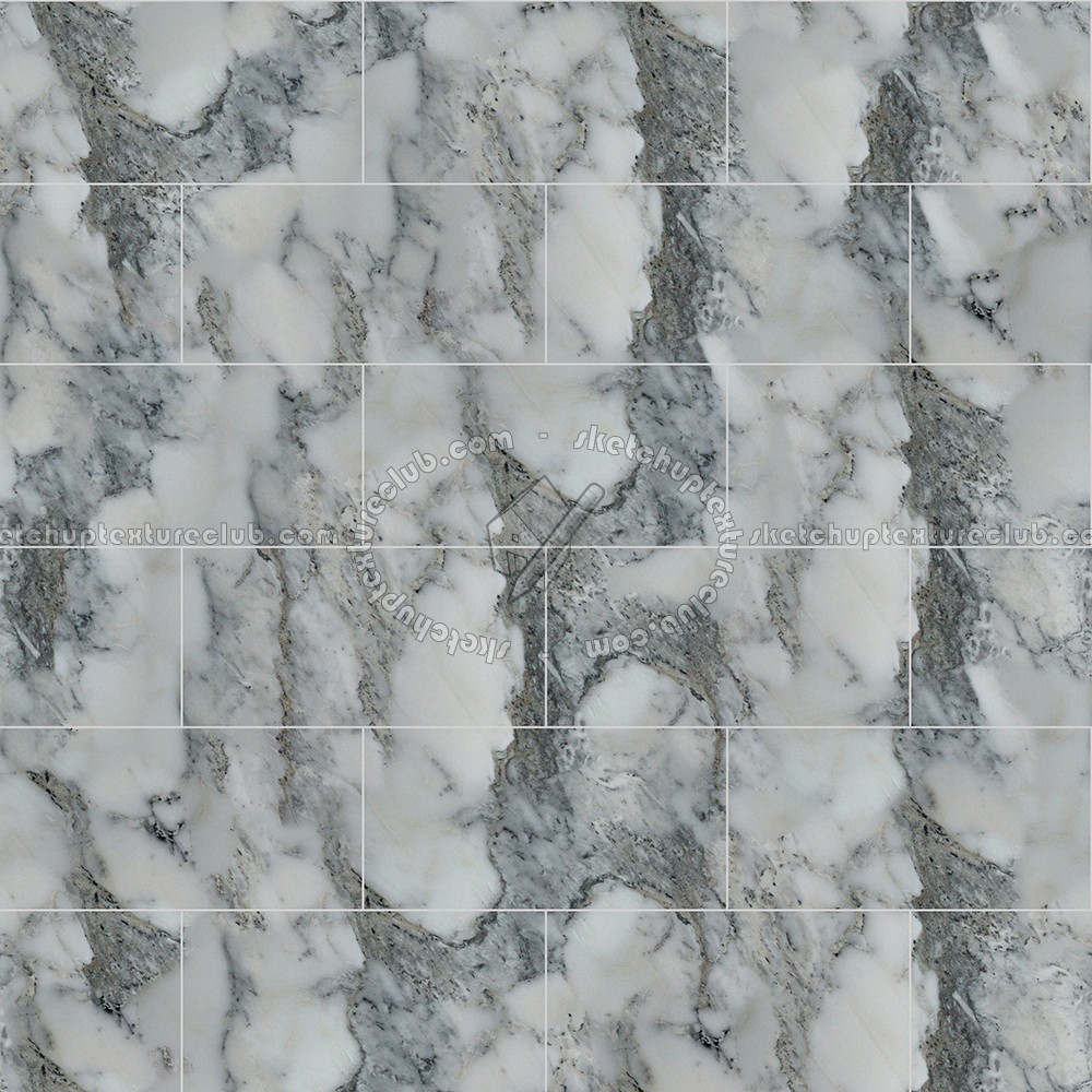 Textures - ARCHITECTURE - TILES INTERIOR - Marble tiles - White - Calacatta white marble floor tile texture seamless 14860 (seamless)