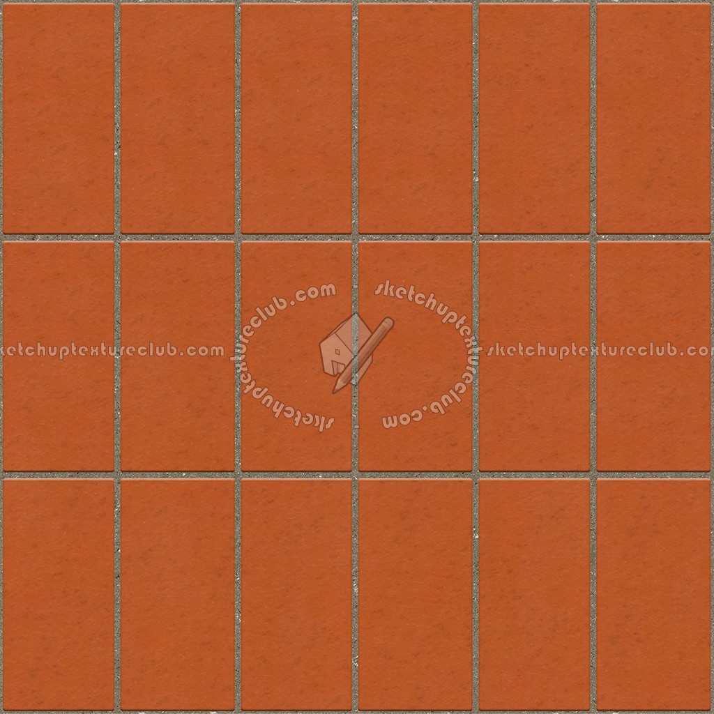 Textures - ARCHITECTURE - PAVING OUTDOOR - Terracotta - Blocks regular - Cotto paving outdoor regular blocks texture seamless 06696 (seamless)