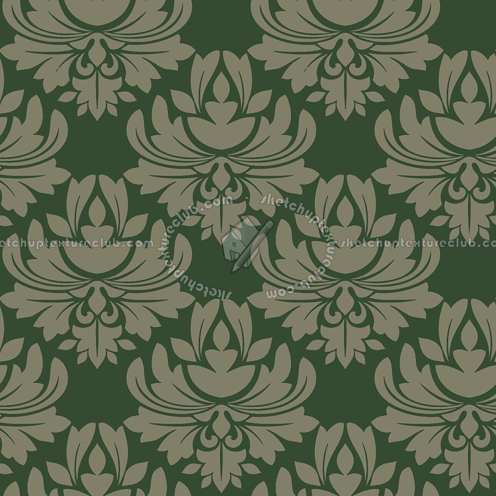 Textures   -   MATERIALS   -   WALLPAPER   -   Damask  - Damask wallpaper texture seamless 10955 (seamless)